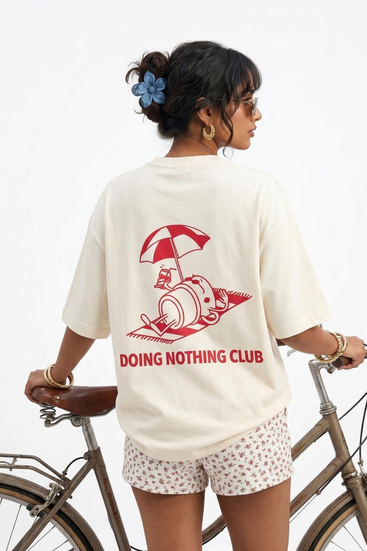 doing nothing club tee