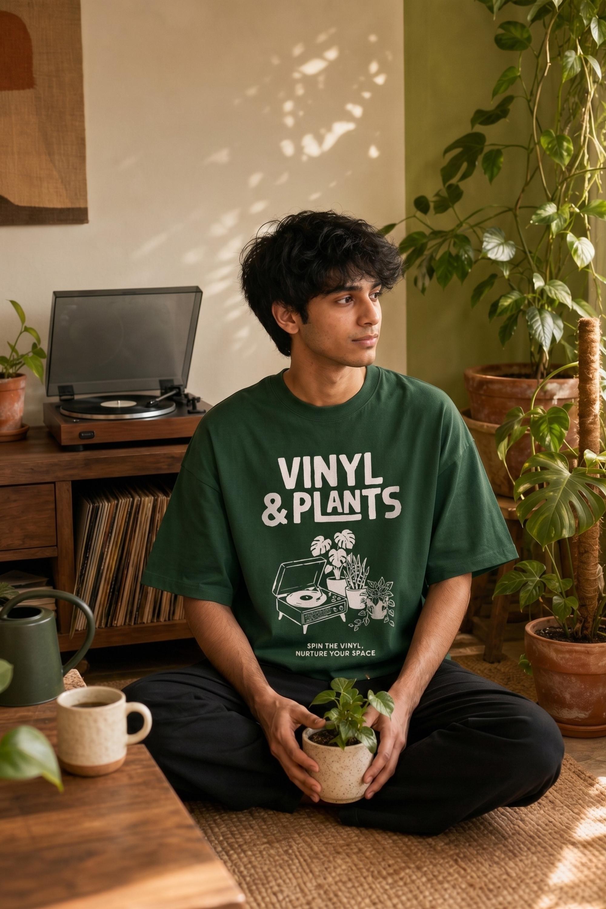 vinyl & plants tee