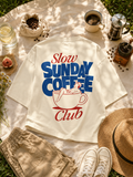 slow sunday coffee club tee