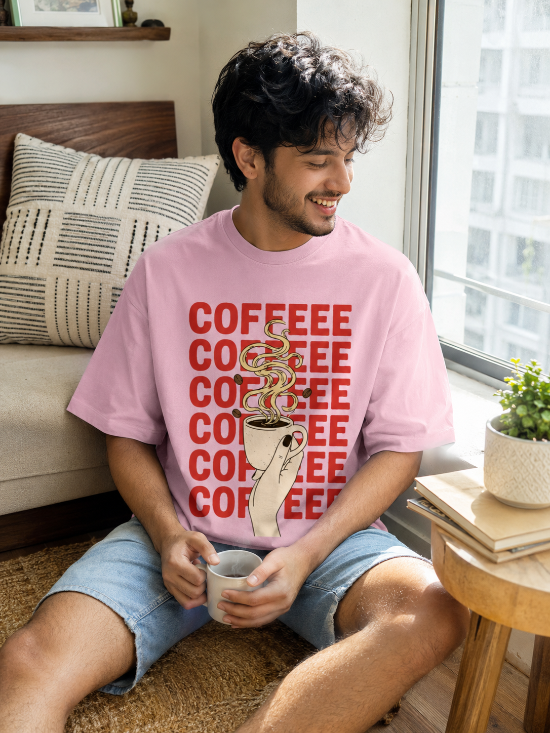 COFFEE Oversized Tee