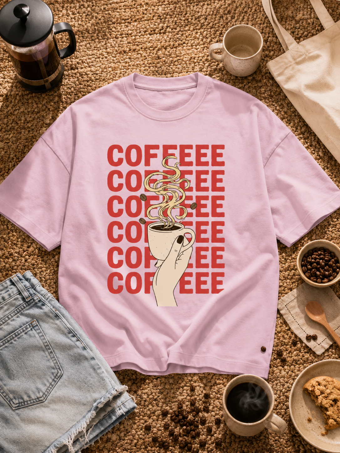 COFFEE Oversized Tee