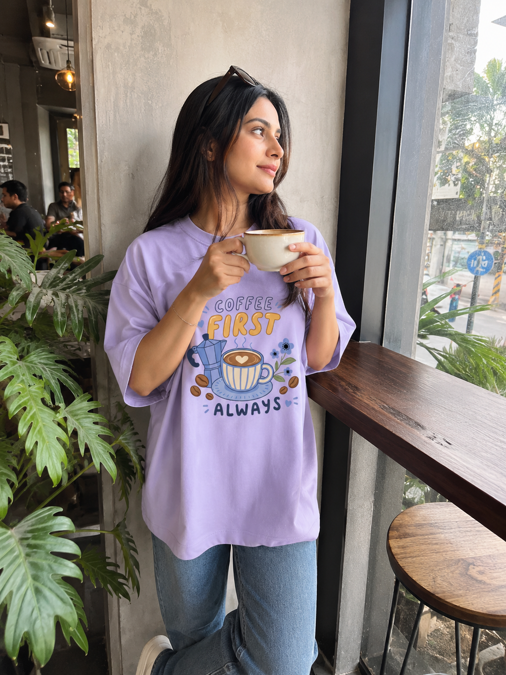 coffee first tee