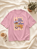iced coffee & croissants tee