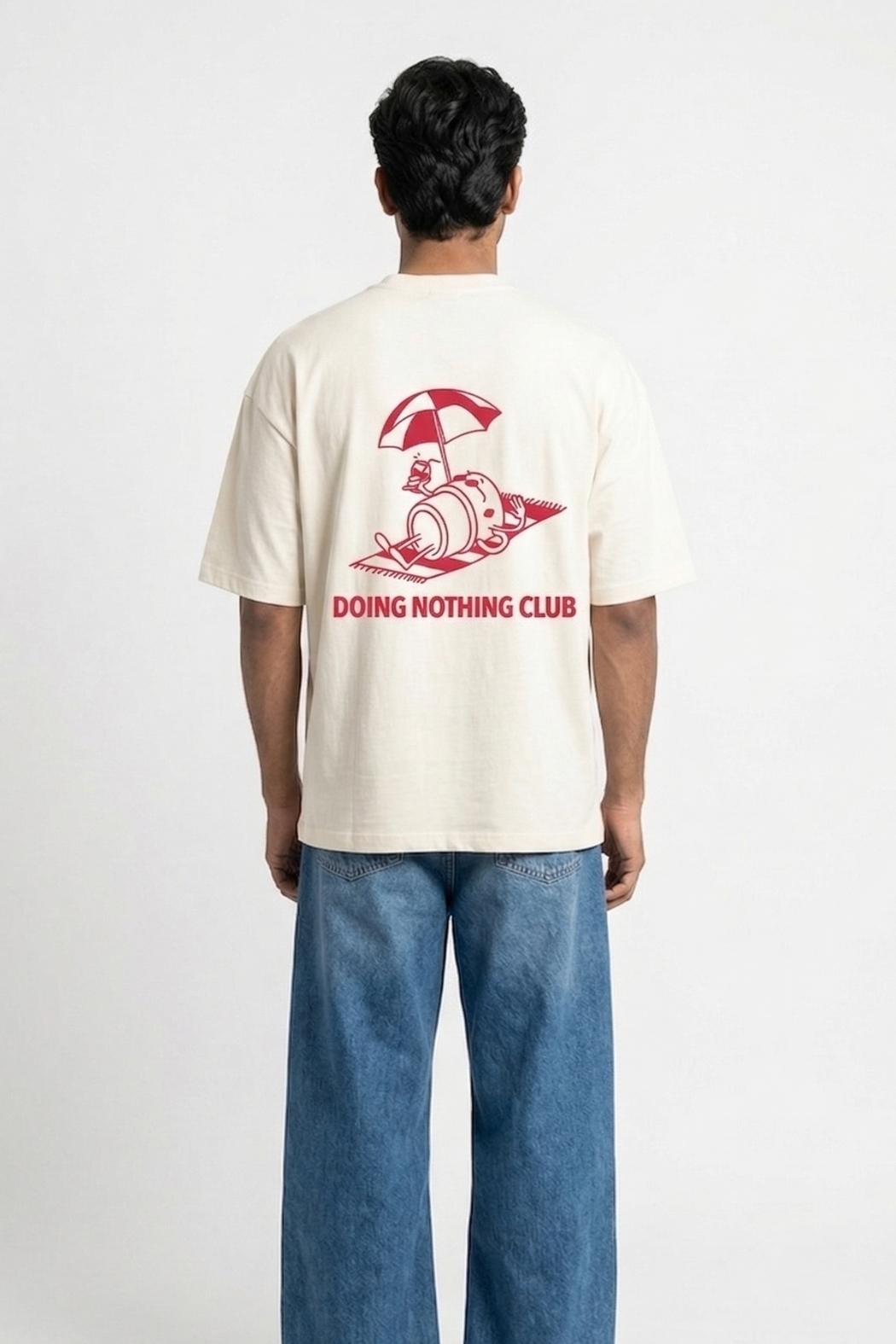 doing nothing club tee