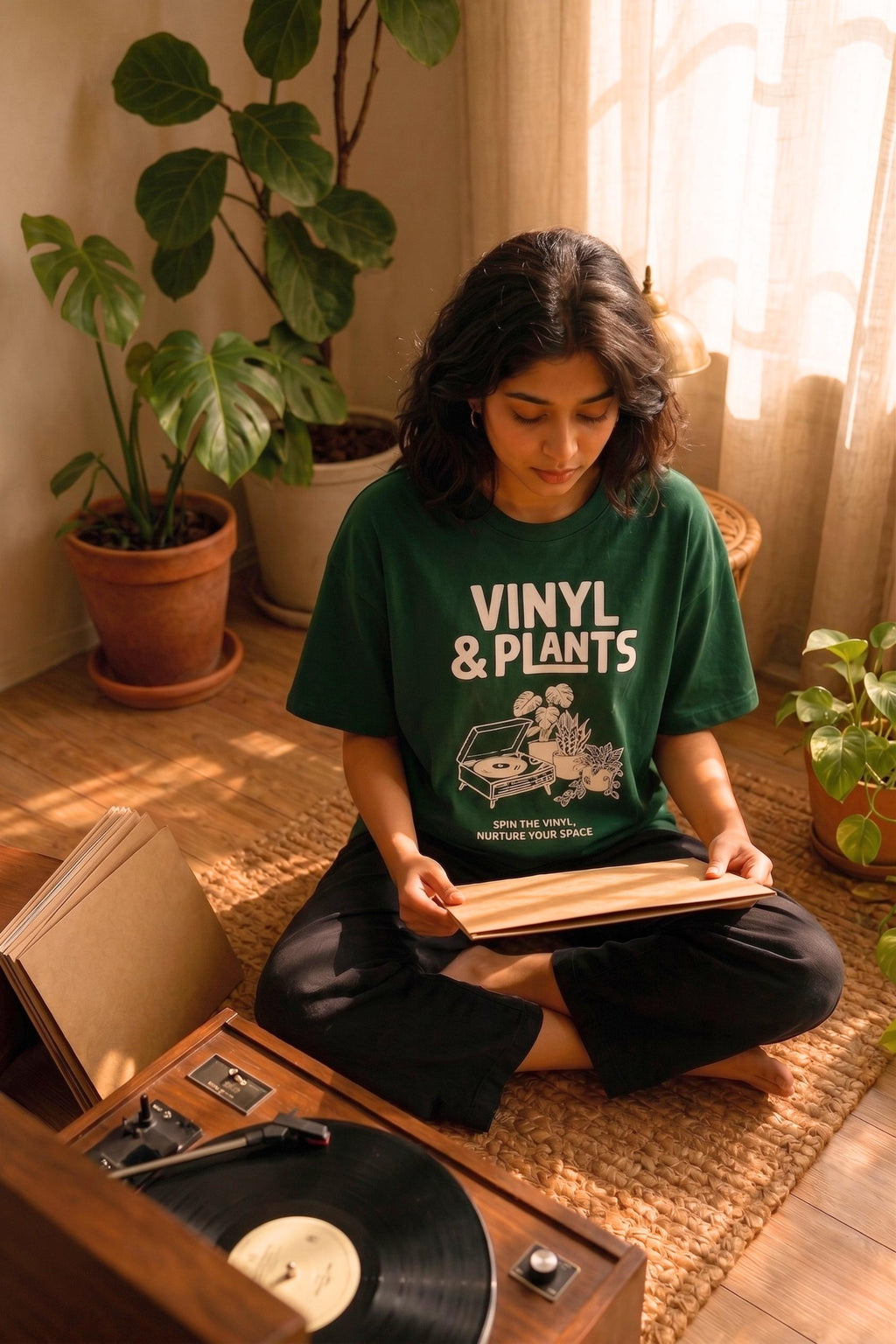 vinyl & plants tee