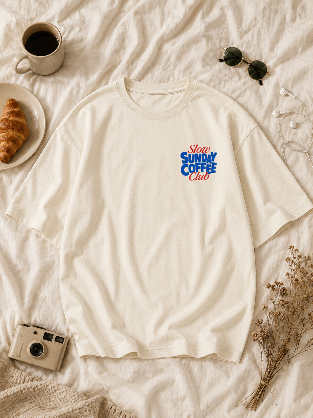 slow sunday coffee club tee
