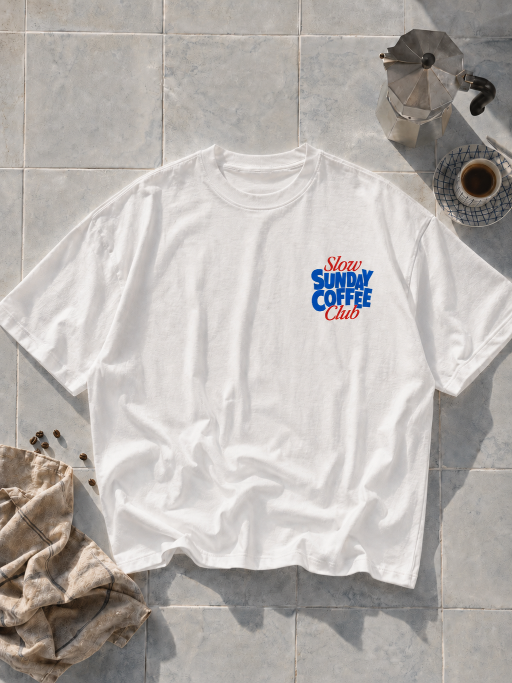 slow sunday coffee club tee