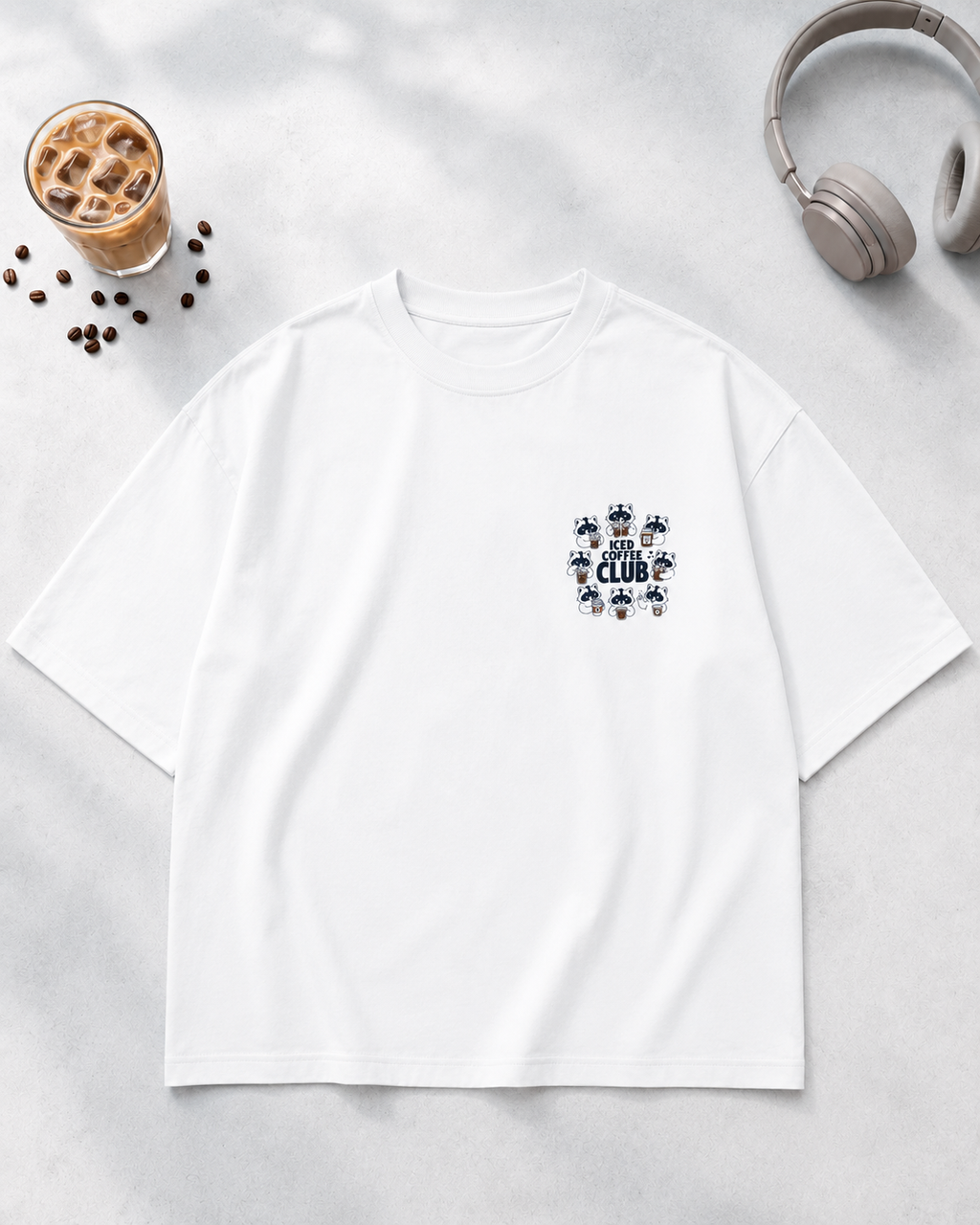 iced coffee club tee