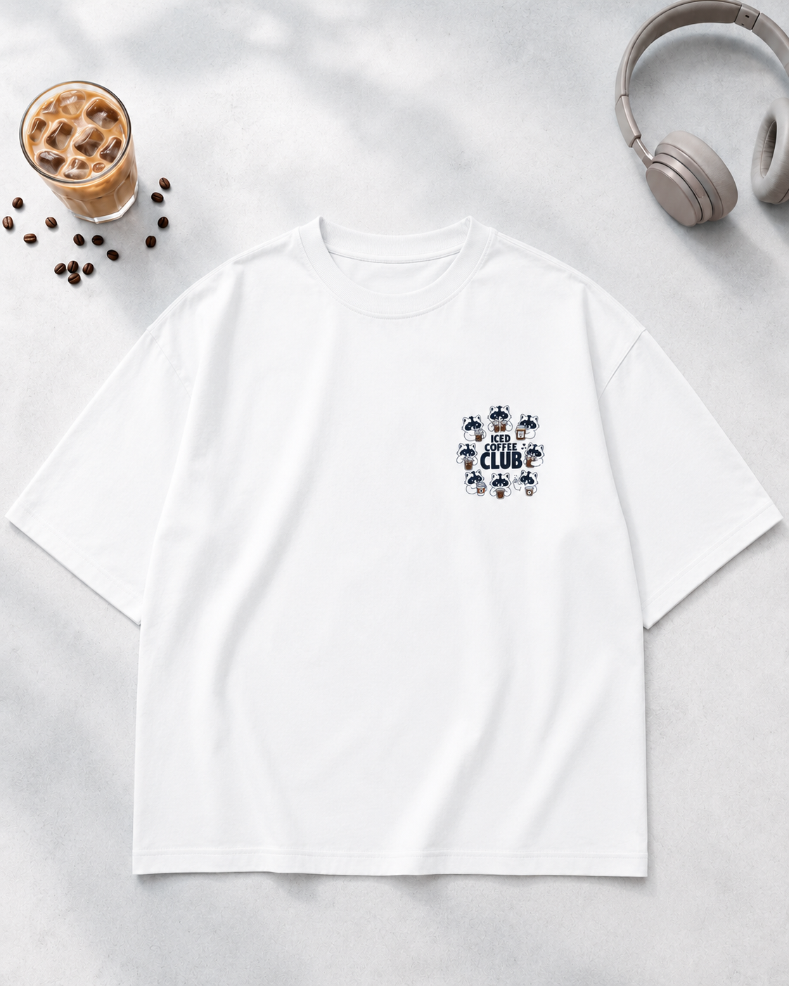 iced coffee club tee