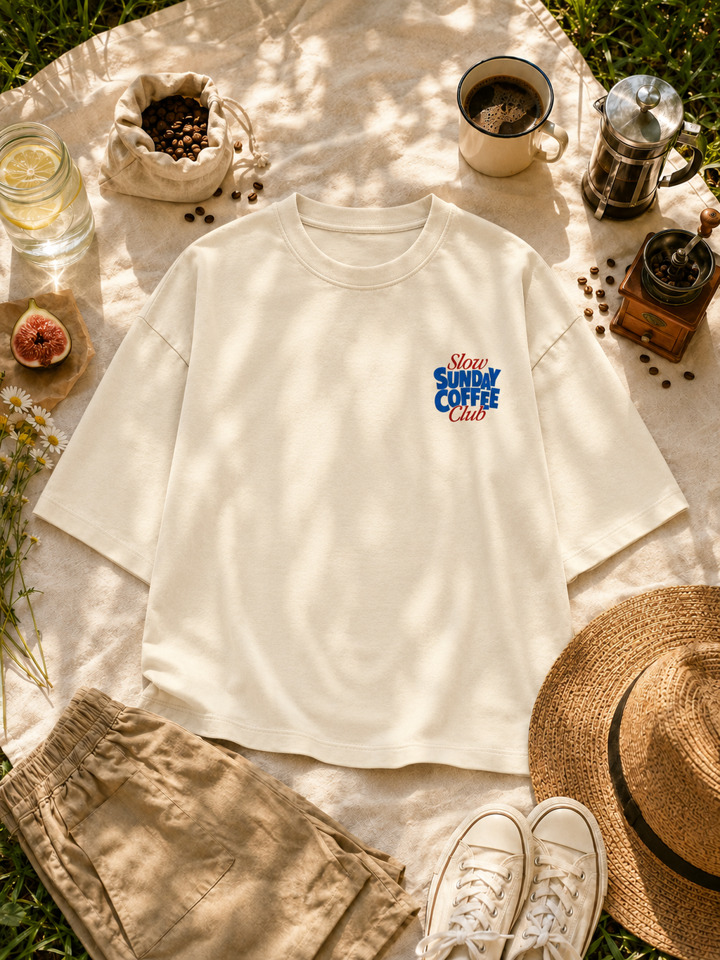 slow sunday coffee club tee