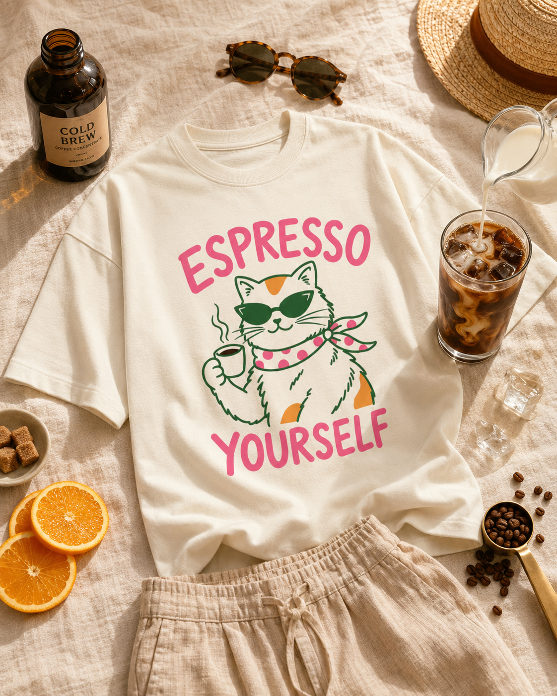 Espresso Yourself Oversized Tee